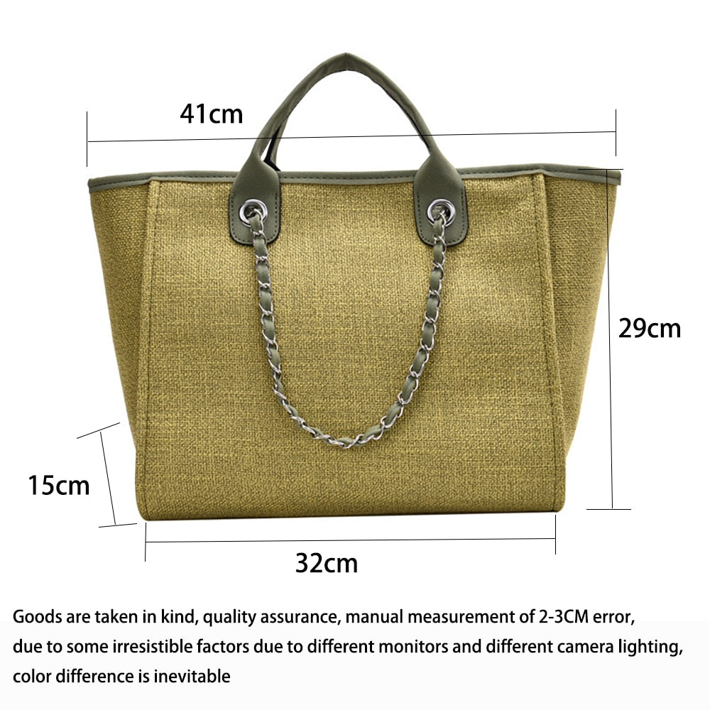 Beach Canvas Tote Bag